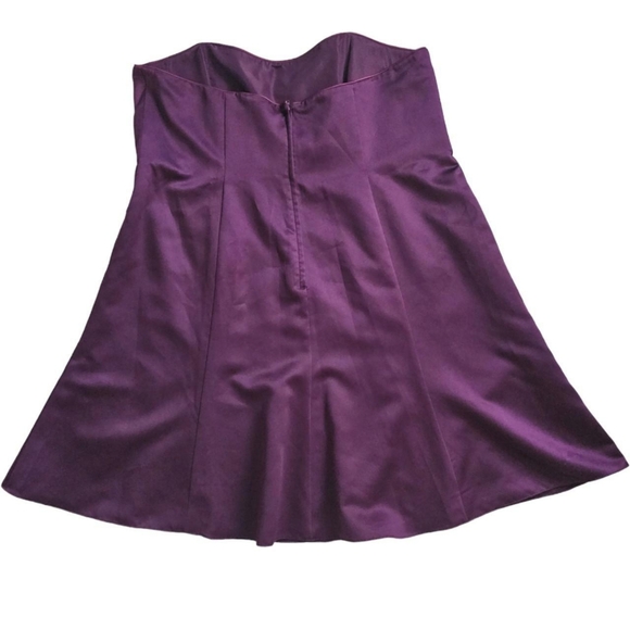 Strapless Purple Dress - Picture 2 of 5